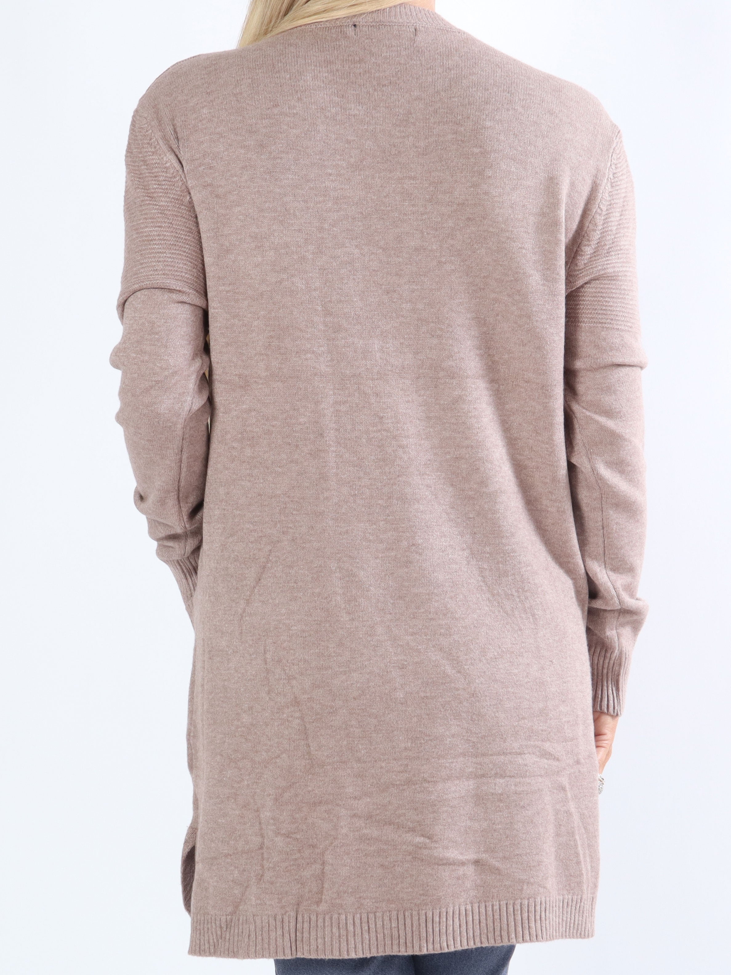 Lorena - Blød strik med rib og lommer